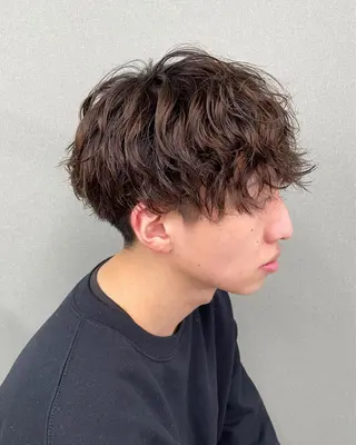 ショート カラー パーマ メンズ 🎀プルエクステ みまひかる🎀のヘアスタイル