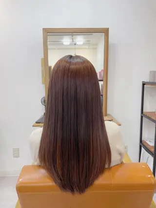 ロング モデル募集中lore 中村かれんのヘアスタイル
