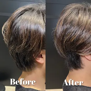 ミディアム パーマ メンズ kimika🥑 メンズ/髪質改善のヘアスタイル