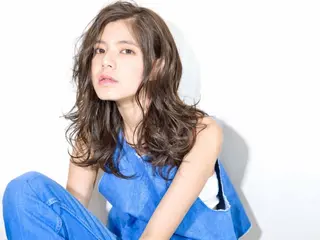 セミロング パーマ ヘアアレンジ トップスタイリスト ✨KIRIKA中野✨のヘアスタイル