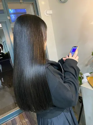 カラー 【coco.】hair所属・カジカワサキ/髪質 改善/クロスパーマのヘアスタイル