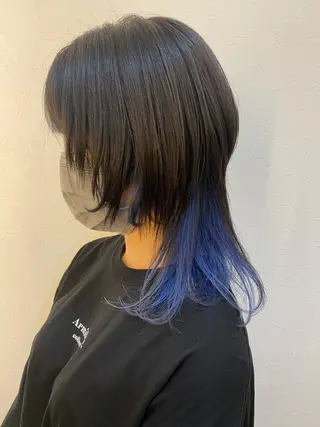 ミディアム カラー ✴︎ヒラガカナ✴︎ ECLAT HAIRのヘアスタイル