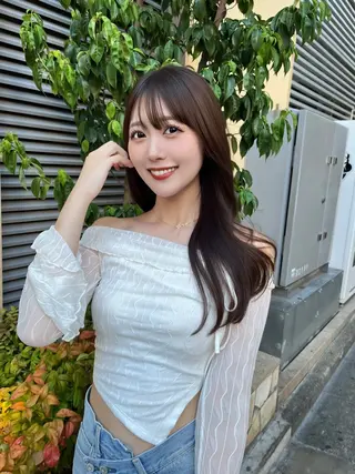 セミロング カラー ナチュラルくびれヘア /アレンジ伊藤彪真のヘアスタイル