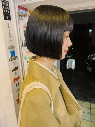 カラー ボブ/透明感カラー Fukaのヘアスタイル