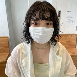 ミディアム パーマ Kouta/似合わせ /パーマ/カラーのヘアスタイル