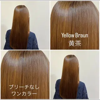 ロング カラー 小川 涼のヘアスタイル