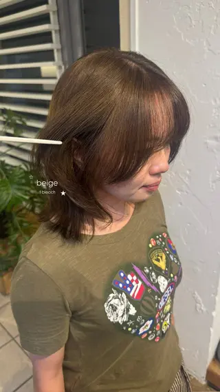 ショート カラー ヘアアレンジ ᵐⁱᵏⁱᵏᵒ /透明感カラーのヘアスタイル
