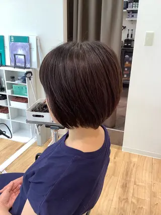 ショート カラー エイジングケア特化 美容師✂️山崎竜二のヘアスタイル