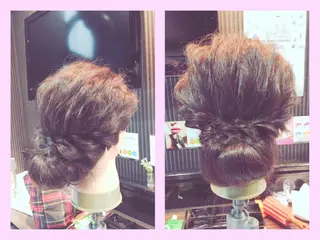 ショート ミディアム セミロング ヘアアレンジ boutique misakiのヘアスタイル