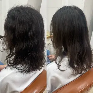 パーマ メンズ 髪改カラー/メンズ カット🪭スズキマリのヘアスタイル