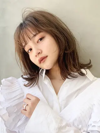 ミディアム SEED&beauty byFLAT所属・ヘッドスパ (女性限定)🍋モエのヘアスタイル