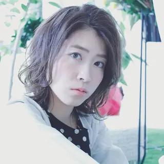 ミディアム 韓国風レイヤーカット 🇰🇷❕モカのヘアスタイル