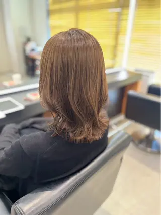 ミディアム 【本陣】カット モデル/朝岡 慧のヘアスタイル