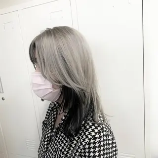 セミロング カラー ヘアアレンジ 🐺ウルフの神🐺 /カラー/けいすけのヘアスタイル