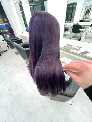 ロング カラー ParveMix🎀 稲垣詞葉のヘアスタイル