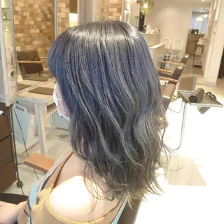 セミロング カラー ヘアアレンジ E Komo hair所属・Wow❕E Komo hair 永井一輝のヘアスタイル