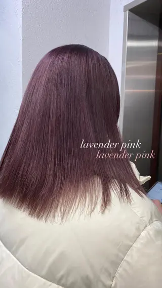 ロング カラー 韓国/ハイトーン/ ボブ🎀MIKU🎀のヘアスタイル