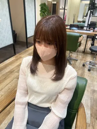 セミロング gimmick 自由が丘所属・原中 亮汰のヘアスタイル