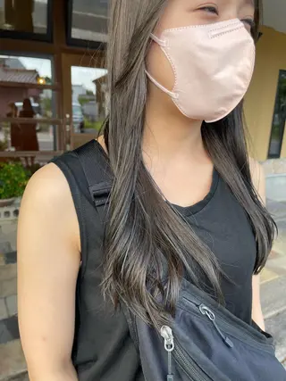 ロング カラー ヘアニュース所属・ヘアーニュース 🌿NAMII🌿のヘアスタイル