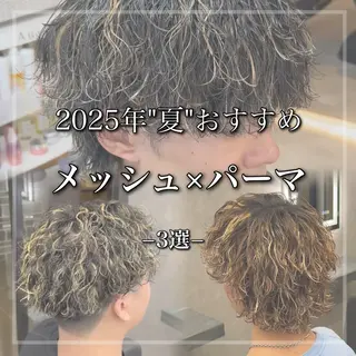 カラー パーマ メンズ 【札幌メンズ特化】 🔥つばさ🔥のヘアスタイル
