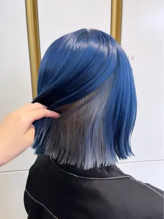 カラー ミユウ🌼ブリーチ / ダブルカラーのヘアスタイル