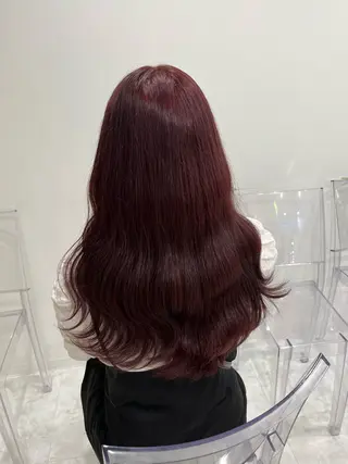 ロング カラー ガーリー♡女の子っぽ ヘア♡ピンクカラー♡のヘアスタイル