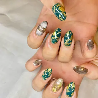 メンズ ネイル nail&eye Aoのマツエク・マツパデザイン