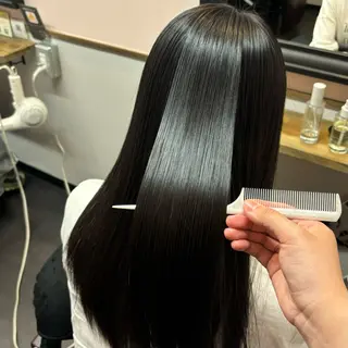 ロング Haruka韓国風 似合わせカット♡のヘアスタイル
