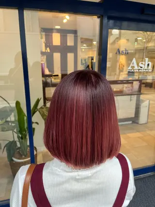 ミディアム カラー 大人透明感艶カラー 寺田稜のヘアスタイル