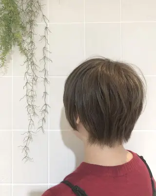 ショート カラー パーマ まつげ兼任しもさこ 🌟レイヤー得意のヘアスタイル