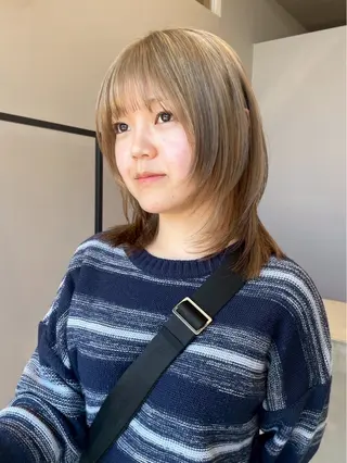 ミディアム カラー niil所属・miyu /niilのヘアスタイル