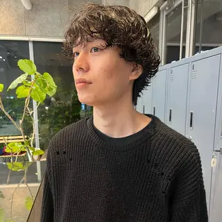 ショート メンズ ボブハイトーン🦖 デザインMAMIのヘアスタイル