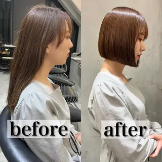 ショート カラー 池袋/似合わせ/縮毛 髪質改善【ugen】のヘアスタイル