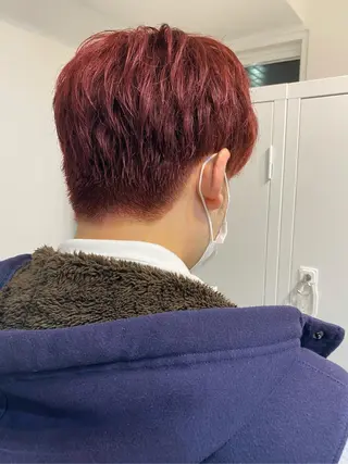 カラー メンズ 🎀暖色カラー🎀 おかだみほのヘアスタイル