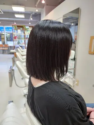 ミディアム nagane sayakaのヘアスタイル