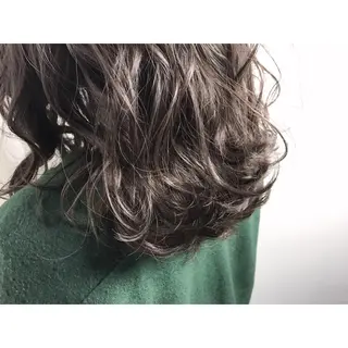 ミディアム セミロング ロング カラー パーマ ショート/レイヤー なら石井知希のヘアスタイル