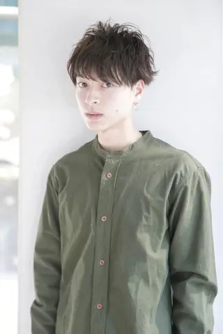 カラー メンズ 髪質改善 川島　広大のヘアスタイル