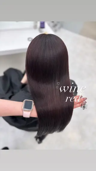 セミロング Hina🎀♡ 暖色/縮毛のヘアスタイル