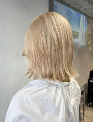 ショート ヘアアレンジ #ブリーチカラー Akihoのヘアスタイル