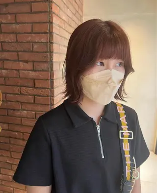 ミディアム 梅原 大和のヘアスタイル