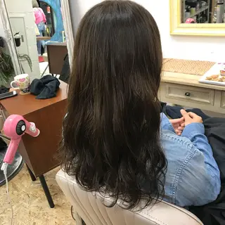 ロング パーマ 💘カラー人気No. 1💘SAYAのヘアスタイル