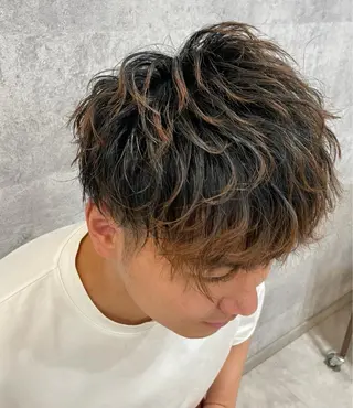 ミディアム メンズ 骨格整形カット/ ショート✂️堀夢哉のヘアスタイル