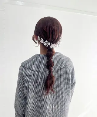 ロング ヘアアレンジ ヘアセットサロン /上坪愛美のヘアスタイル