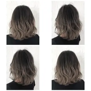 ミディアム カラー KIZU 髪質改善 オカルト怪談のヘアスタイル