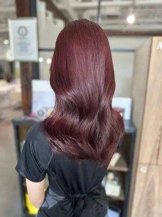 カラー 韓国ヘア透明感カラー / マイカ🍒のヘアスタイル
