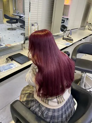 ロング ♥️韓国/ガーリー 暖色misa♥️のヘアスタイル