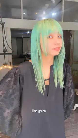 セミロング カラー ヘアアレンジ メンズ 心斎橋美容室 Junのヘアスタイル