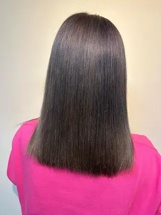 セミロング 水谷 菜央のヘアスタイル
