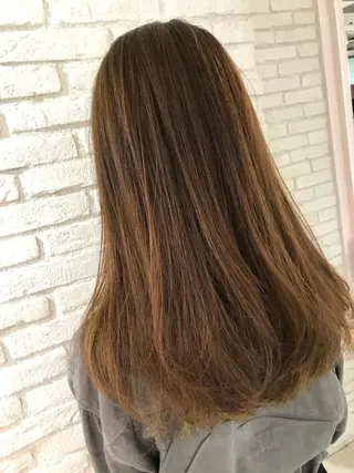 ロング カラー パーマ ヘアアレンジ ネイル マツエク・マツパ レイヤー＆カラー 人気美容師倉崎涼のヘアスタイル