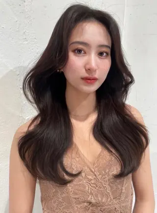 カラー AO所属・RISAKO 艶髪モテヘア🎀府中のヘアスタイル